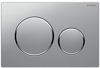 Geberit Sigma 20 Actuator Plate High-Gloss Chrome/Matte Chrome 115.882. KH. 1