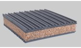 100 Pack of Anti Vibration Pads 4 x 4 x 7/8 Rubber/Cork Vibration isolation pads