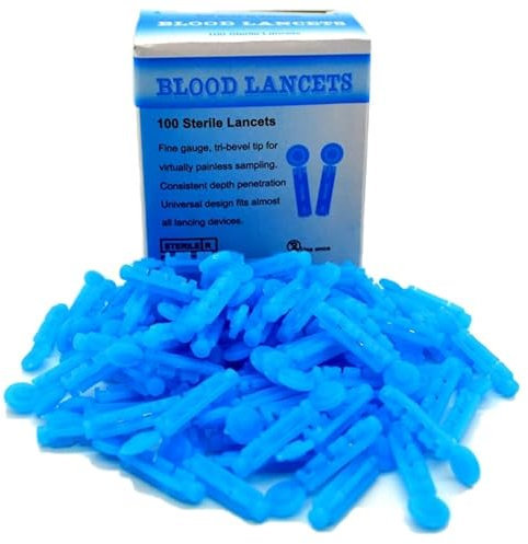 100 x 28G Valuemed Fully Compatible Blood Lancets Fit Most Auto-Lancing Devices Including EasyLife, eBwell & On Call (100)