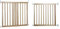BabyDan Multidan Extending Wooden Safety Gate Beech, 60.5-102cm - Screw Fit & Basic Aalborg Wooden Safety Stair Baby gate 71.5cm - 78.5cm. European FSC Grade Beechwood. Made in Denmark.