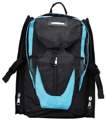 Folpus Rollschuh Rucksack, Schlittschuh Tragetasche, Skate Zubehör, Inline Skating Tasche, Skate Schuhe, Tasche für Skating Schuhe, Skistiefel, Blau klein