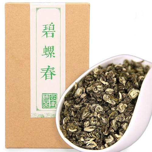 200g Thé Vert Naturel du Yunnan Biluochun Biologique Thé Chinois Nourriture Verte Bon Thé