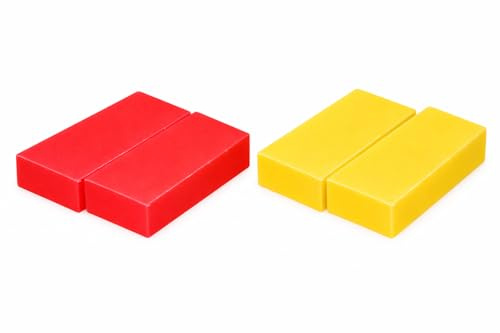 SkinStar Hydrocarbon Racing Wax Skiwax Kit de cire professionnelle Jaune/rouge 500 g