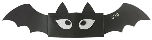 Halloweenfladdermusvinge hatt, svart fladdermushattsdräkt, svart kostymmössa – Halloween-cosplay-kostym-tillbehör för kostymer, festivaler, halloween