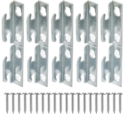 DaoHeight Curtain Rod Bracket Curtain Rod Hardware Brackets Curtain Rod Single Bracket Spreader (10)