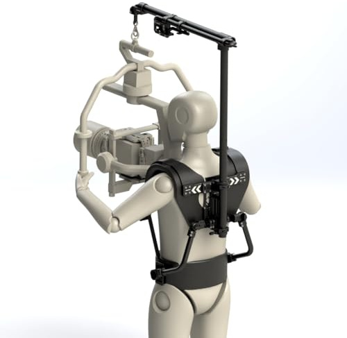 HONGTOO Professional Camera Support Vest Rig, Steadycam System, Flowcine rig10KG Load Capacity, Adjustable Height, Compatible with DJI Ronin 2, Movi, ARRI, RED Cameras