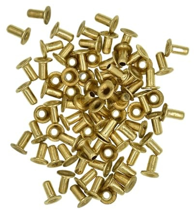 Kit da 100 pezzi di dadi for rivetti cavi in ​​rame for PCB a doppia faccia da M0,9 a M6(8mm,M2.5(100pcs))