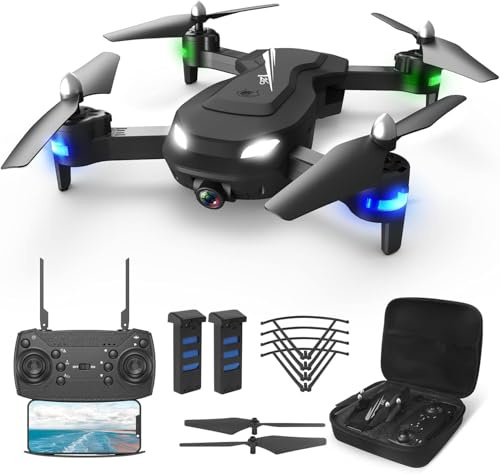 Drone avec Caméra HD 1080P, Wipkviey T26 drone enfant adulte avec vidéo, Flip 3D, Capteur de gravité, Maintien de l'altitude, Mode sans tête