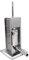 KuKoo Poussoir à saucisses 3L en Inox - Manuel - 2 vitesses - Fabrication Saucisses Artisanale, Boucher, Boucherie, Service Traiteur, Restaurant, Café HORECA [5 embouts de remplissage INCLUS]