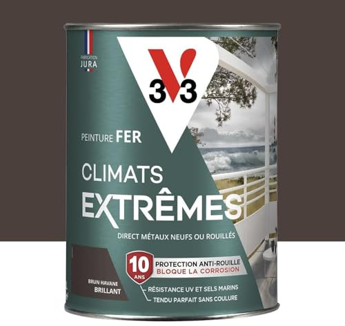 Peinture fer climats extremes 1,5L V33 - Teinte: Brun havane