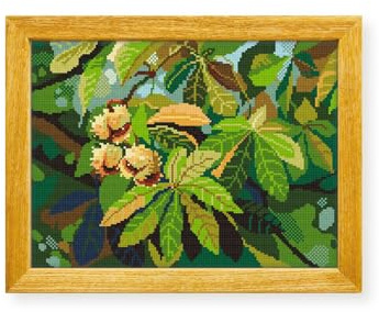 Awesome Pattern Studio Chestnut DS1044, Diamond Painting Kit, Diamond Art Kits for Adults, Full Drill 5D Diamond Dots Kits. All Items Included.