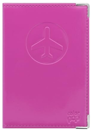 Color Pop - Protección de pasaportes antirRFID - Fabricación francesa - Protección de datos personales (verde agua), fucsia, Bloqueo RFID