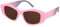 XXGJOALD New 2025 Sonnenbrille Big Frame Sunglasses Men Women Shades UV400 Vintage Glasses(Pink)