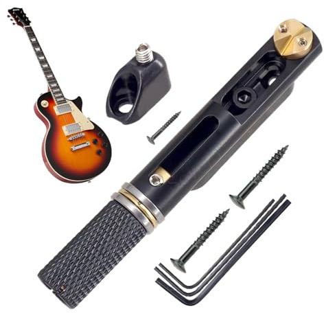 Headless Bass Bridge - Upgrade Component for Headless E Guitar, Tuning Machine Bridge Assembly for Improved Stability | Professional Hardware for Musicians Studio Stage