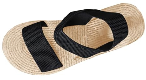 Damskor sommarmode strandsandaler Nesh gummiband kilsandaler