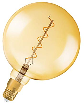 OSRAM LED Vintage Edition 1906, Sockel: E27, Dimmbar, Warmweiß, Filament Gold