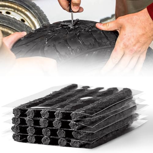 20Stk Reifenreparaturset Auto Dichtmittel,Reifenreparaturstreifen, Reifenreparatur Saiten Auto,Reifen Reparatur set,Autoreifen Reparaturset,Reifen Flickset Auto,Tyre Repair Kit für Autos,Fahrräder