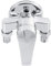 Válvula mezcladora caliente y fría, rosca macho G1/2 mezclador de agua fría y caliente válvula de control con válvula de control interruptor grifo montaje en pared baño ducha mezclador
