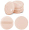 JJUNW 6 Stück Runde Puderquaste, Makeup Baumwollpuderquaste Runde Velours Gesicht Schwämmchen Make up Werkzeug für Loses Puder Gepresstes Pulver Rouge Kissen Applikator(Beige)