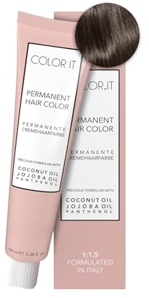 COLOR.IT by BM - Permanente Haarfarbe in Salonqualität, 100ml (5.77 Hellbraun Braun Intensiv, 1er Pack)