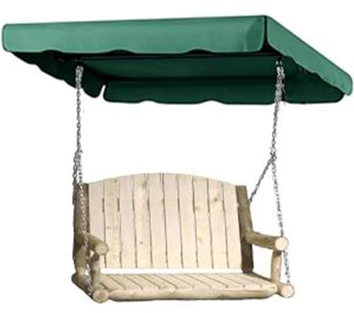 Toldo de Repuesto para Columpio de Jardín, Techo de Repuesto para Balancín Exterior, Impermeable, Resistente al Viento, anti-UV, Resistente a Desgarros, 2 3 Plazas(75x52x6inch/190x132x15cm)