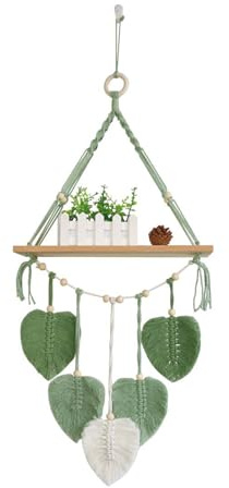 Lansls Tejido Bohemio De Macramé, Tejido Decorativo Pared, Tapiz Pared, Decoración Muro Dormitorio, Tapiz Macrame Muro, Para Dormitorio, Habitación De Los Niños, Decoración Superficie Mural (C)