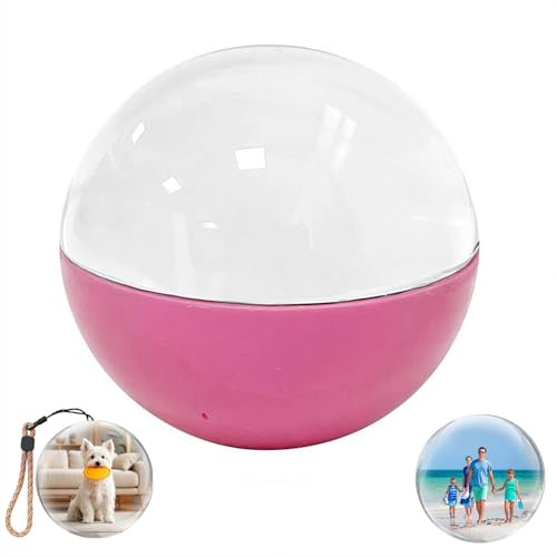 Reproductor de video de bola de cristal de 2.75 pulgadas compatible con WiFi, bola de memoria 3D, pantalla digital, lámpara de esfera de memoria con sonido, videos y fotos cargables, regalo