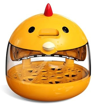 INBKIXX Incubator for Hatching Eggs-4 Egg Capacity, Temperature Control, 360° Viewing for Chicken, Duck and Quail Eggs