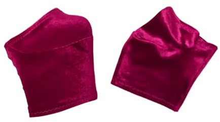 Gralara 2 Protezioni Morbide E Antiscivolo per Scarpe Da Pole Dance Da Spogliarellista, per Tacchi Da 20 Cm, Eleganti Fodere Protettive, Accessori per Abbigli, Rossoxxl