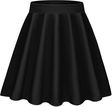 Lovasy Jupe Courte Femme Sexy Mini Jupe Plissée Short Évasée A-Ligne Basique Jupe Patineuse Elastique pour Fête Bureau Campus Quotidien