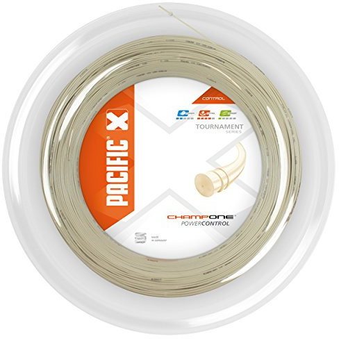 Pacific Unisex – Erwachsene Champ One 200m Off-White 1,3 mm Tennis-Saite, gebrochenes weiß-beige