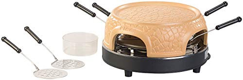 Cucina di Modena Pizzadome: Pizzaofen mit echter Terrakotta-Haube für 6 Personen (Pizza-Raclette, Pizza Dom, Grillplatten)