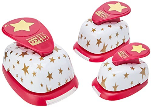 Efco Design-Set Stanzform, Stern-Motiv, Pink