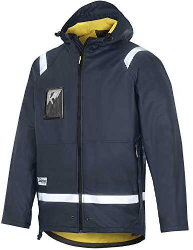 Snickers Regenjacke, PU Navy Größe: XXL