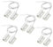 Hailege 5 Paare MC-38 Magnetischer Türschalter Fenster Magnetischer Schalter Home Alarm Sensor