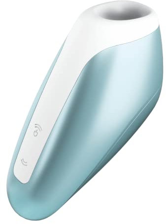Auflegevibrator Satisfyer Love Breeze, Klitoris-Sauger mit 11 Druckwellenprogrammen, Druckwellenvibrator für Sie, Klitorisstimulator, Sexspielzeug für Frauen und Paare wiederaufladbar 10 cm
