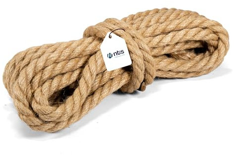 NTS-Nähtechnik Juteseil 16mm - 10m | viele Varianten von 6 bis 20mm | Juteschnur Jutekordel Tau Seil Kordel