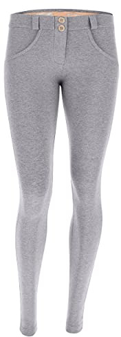 Freddy - Hose Push Up WR.up® Superskinny Bio-Baumwolle, (as3, Alpha, l, Regular, Regular, Grau, S)