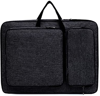 Carpeta de arte A3, impermeable, para almacenamiento de obras de arte, portátil, para artistas, portafolios de transporte, bolsa grande para dibujar, para mujeres y hombres