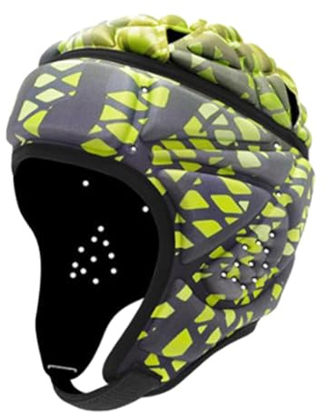 F Fityle Casco da Rugby Cappello Protettivo da Rugby Berretto da mischia Multifunzionale Donna Uomo Protettore Bandiera Casco da Football Casco da Rugby, Stile a