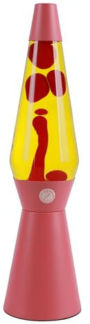 I-TOTAL - Flüssige Lavalampe 40 CM (Rot Spaceship)