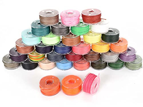Disnace Fili Cerati, Filo di Poliestere Cerato, Multicolore Fili per Braccialetti, Filo Cerati Colorati, Colorato Cordoncino per Braccialetti Collane Macramè e Cucito Cuoio, 0.45mm×10m, 36 Colori
