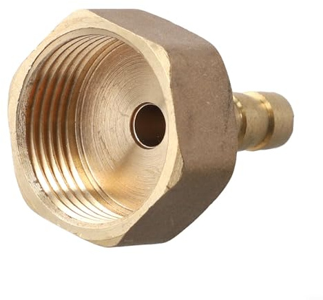 Oniissy Raccordo filettato femmina in ottone con tubo di coda per irrigazione giardino pioggia 3/4 pollici diverse dimensioni (8 mm)