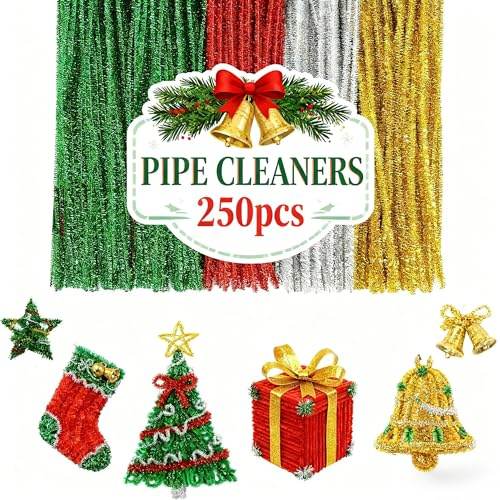 TadaGet Pfeifenreiniger für andere festliche Anlässe und Basteleien (250Weihnachten)
