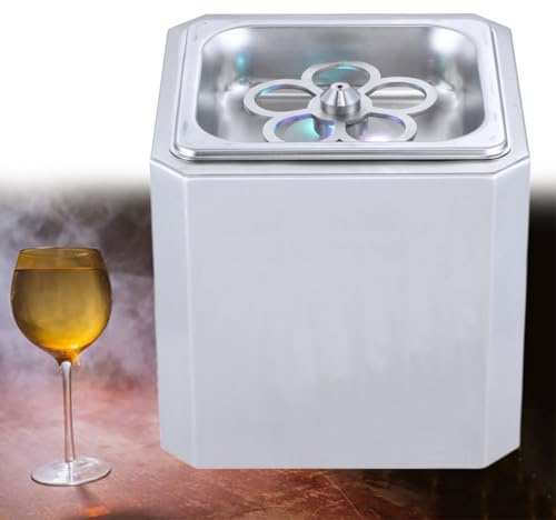 Refrigeratore per Bicchieri, Refrigeratore per Bicchieri CO2 a Raffreddamento Rapido in 6 Secondi, con Luce LED, Refrigeratore istantaneo per Bevande, per Bar, Ristoranti, Club, Hotel