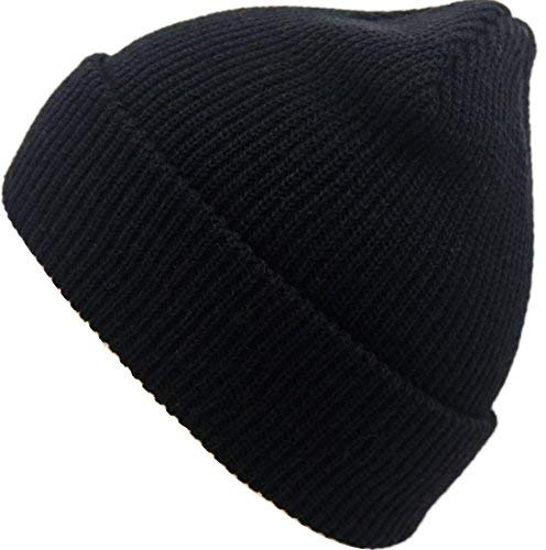MaxNova Black Beanie Men