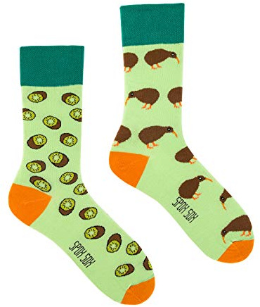 Spox Sox - calcetines coloridos, divertidos y extravagantes - un regalo divertido, 40-43, Kiwi