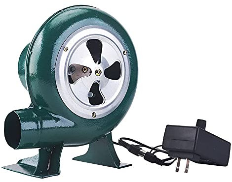 CFYP Ventilatore Elettrico a velocità Variabile 220V - Ventilatore per Barbecue Ventilatore per Forgia a Carbone con Regolatore, per Barbecue, Ventilatore per Camino