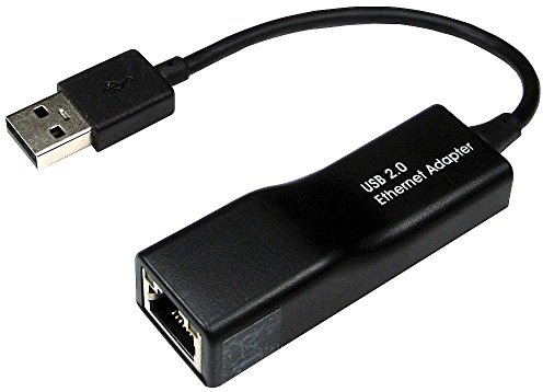 NEWLink Adapter, USB2.0-ETHERNET, svart | nätverksprodukter gränssnittskort/enheter dator, 1 x antal - NLUSB2-ETHRJ