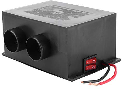EBTOOLS 12V 600W Riscaldatore per Auto ABS 2 Fori Portatile Inverno Riscaldamento Rapido più Caldo Riscaldatore Antigelo Silenzioso Accessori Interni per Auto Universali